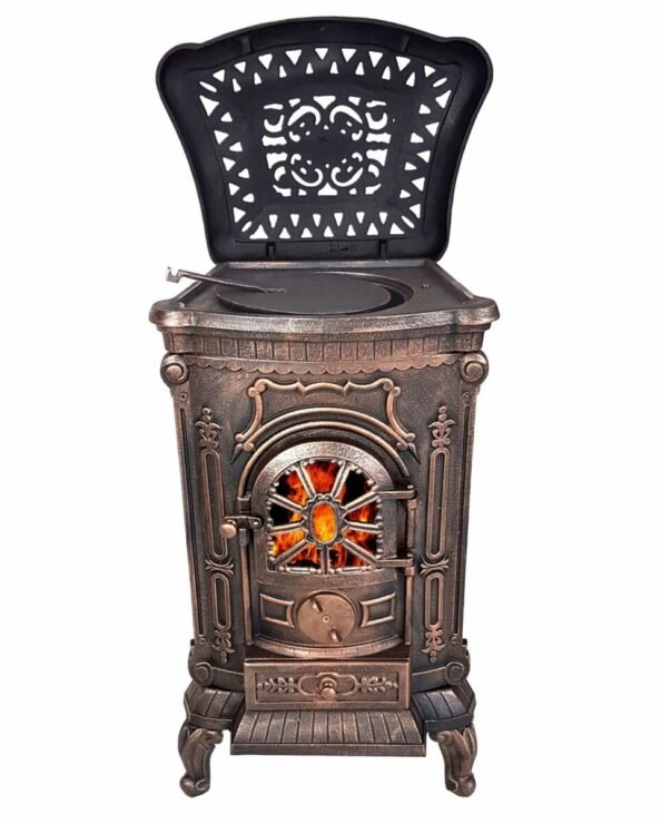 Ketaus krosnelė INGRID / AMBRA (6,5 kW) Bronzinė