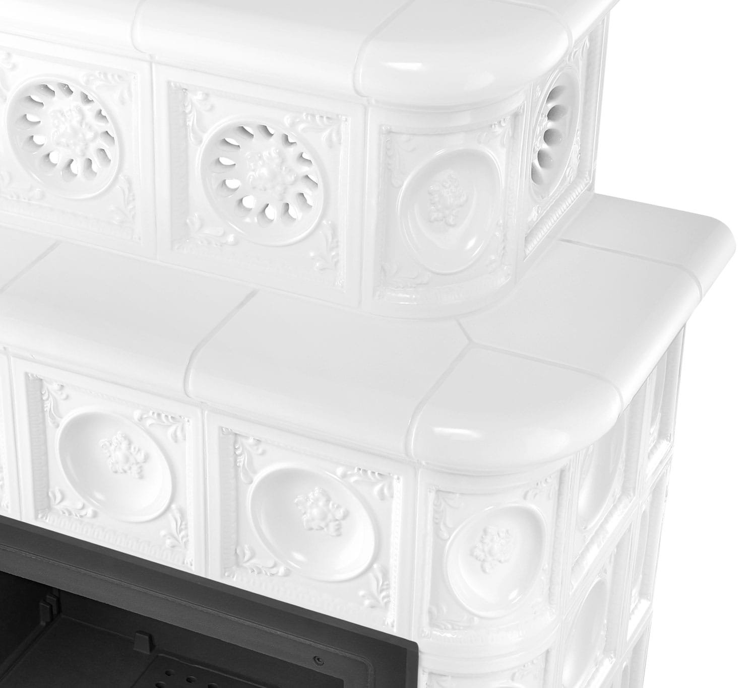 Koklinis židinys ASPEN – NORDFLAM ETNA (13 kW) Balta