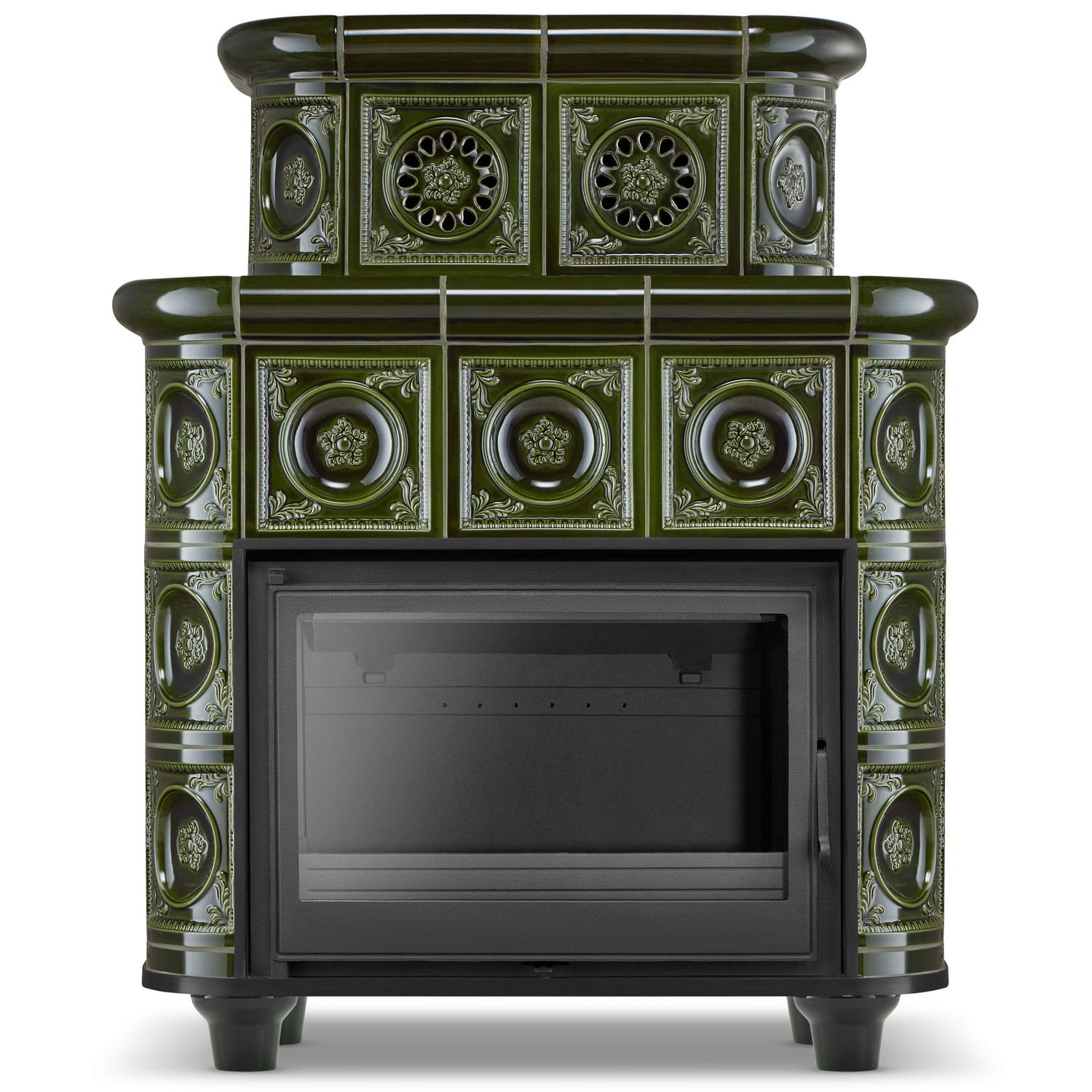 Koklinis židinys ASPEN – NORDFLAM ETNA (13 kW) Žalia