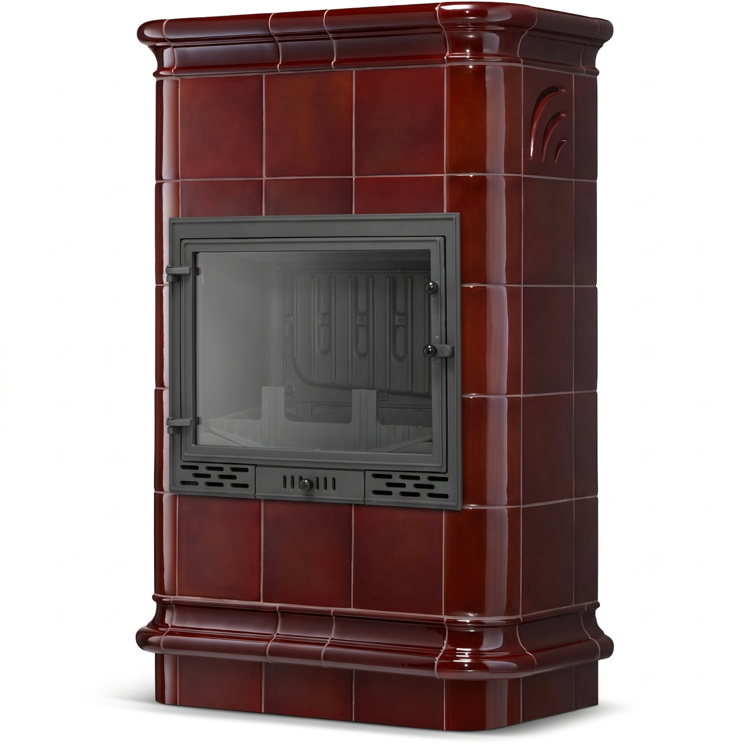 Koklinis židinys ROMA su vandens kontūru – FERGUSS FGS-LUX20 (16,2 kW) Ruda