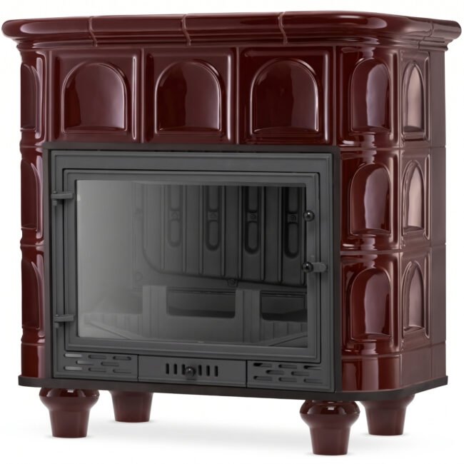 Koklinis židinys FLORENCJA su vandens kontūru – FERGUSS FGS-LUX20 (16,2 kW) Ruda