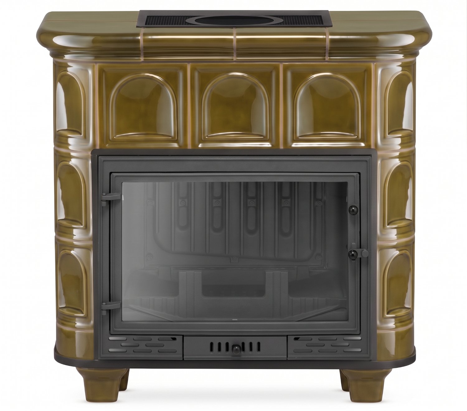 Koklinis židinys FLORENCJA su vandens kontūru – FERGUSS FGS-LUX20 (16,2 kW) Pistacijų