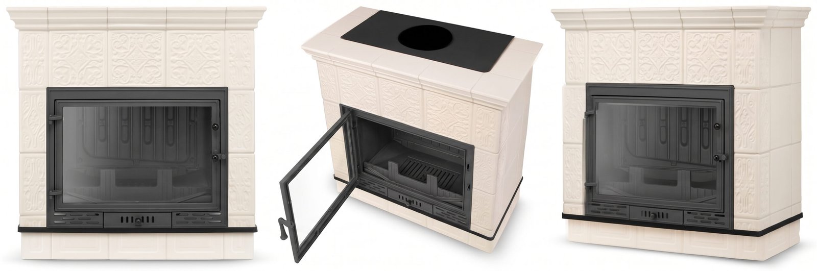 Koklinis židinys MALLORCA su vandens kontūru – FERGUSS FGS-LUX20 (16,2 kW) Smėlio