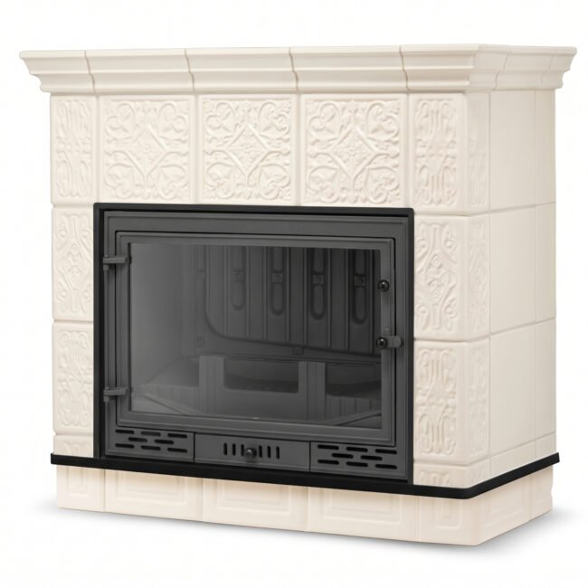 Koklinis židinys MALLORCA su vandens kontūru – FERGUSS FGS-LUX20 (16,2 kW) Smėlio