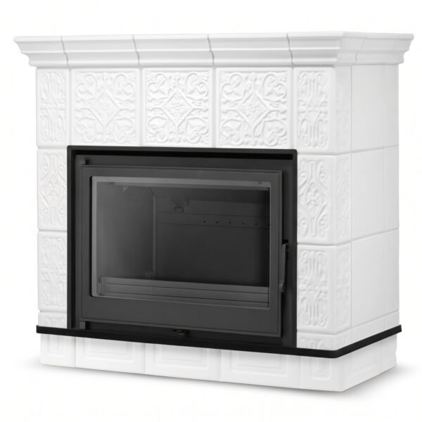 Koklinis židinys MALLORCA – FERGUSS FGS-LUX18 (11,7 kW) Balta