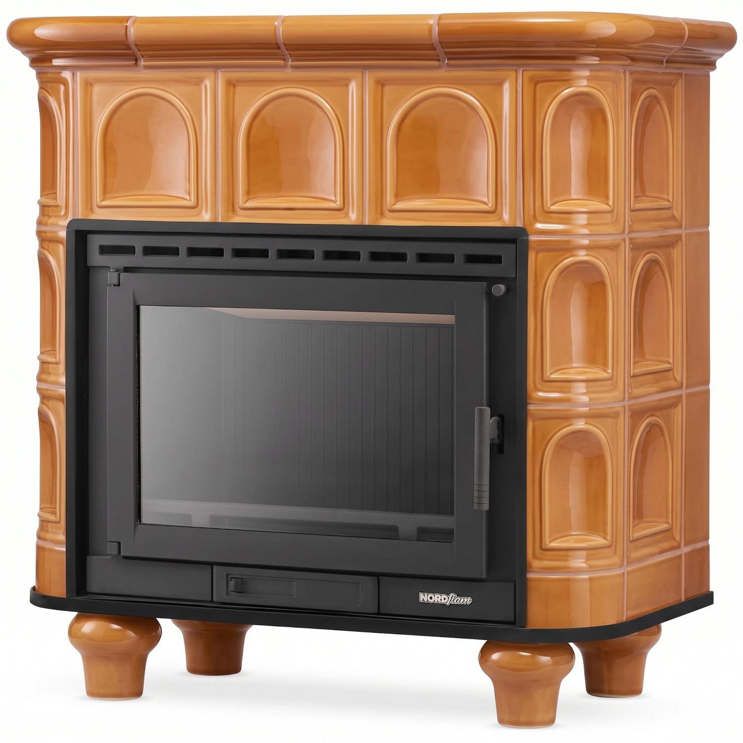 Koklinis židinys FLORENCJA – FERGUSS FGS-LUX18 (11,7 kW) Medaus
