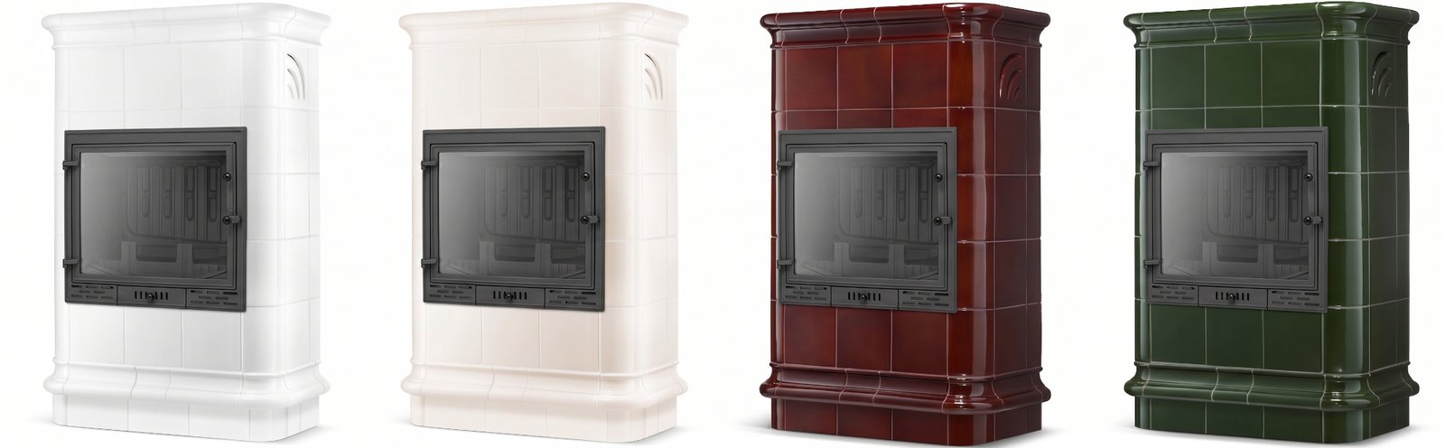 Koklinis židinys ROMA su vandens kontūru – FERGUSS FGS-LUX20 (16,2 kW) Balta