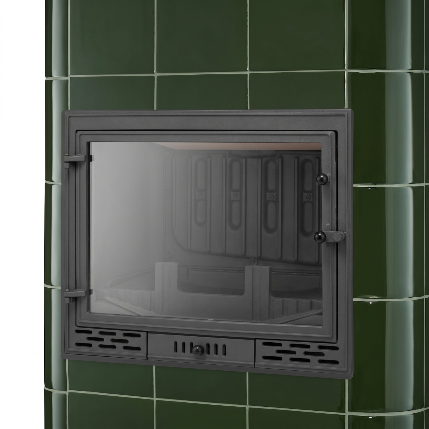 Koklinis židinys ROMA su vandens kontūru – FERGUSS FGS-LUX20 (16,2 kW) Alyvuogių