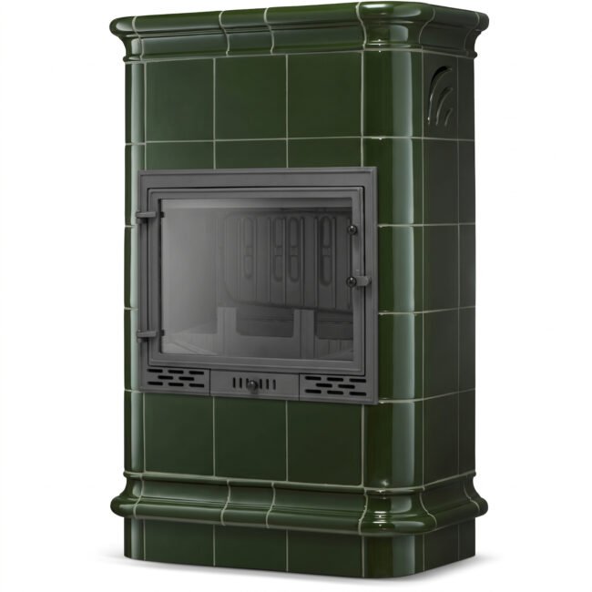 Koklinis židinys ROMA su vandens kontūru – FERGUSS FGS-LUX20 (16,2 kW) Alyvuogių