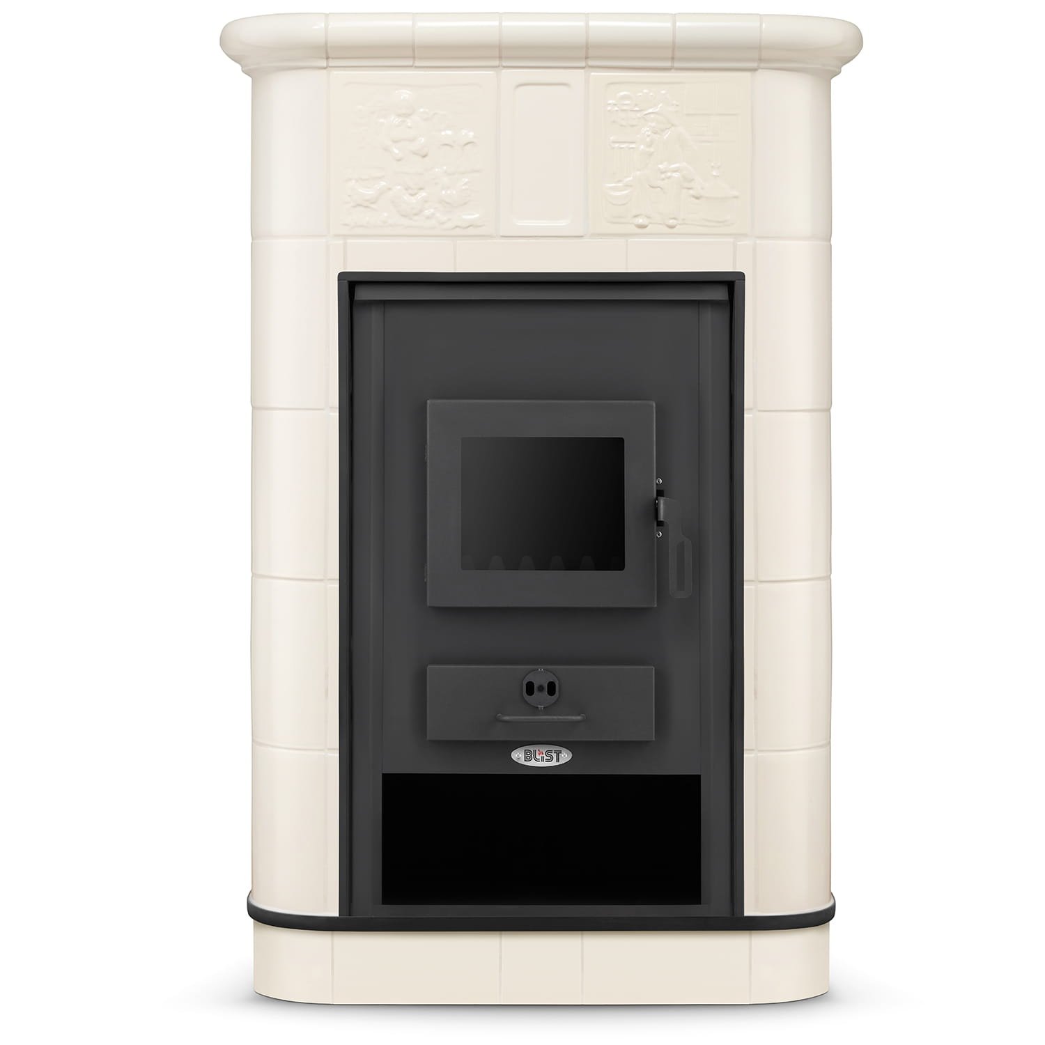 Koklinis židinys HAAG su vandens kontūru – BLIST PADOVA E (19 kW) Smėlio