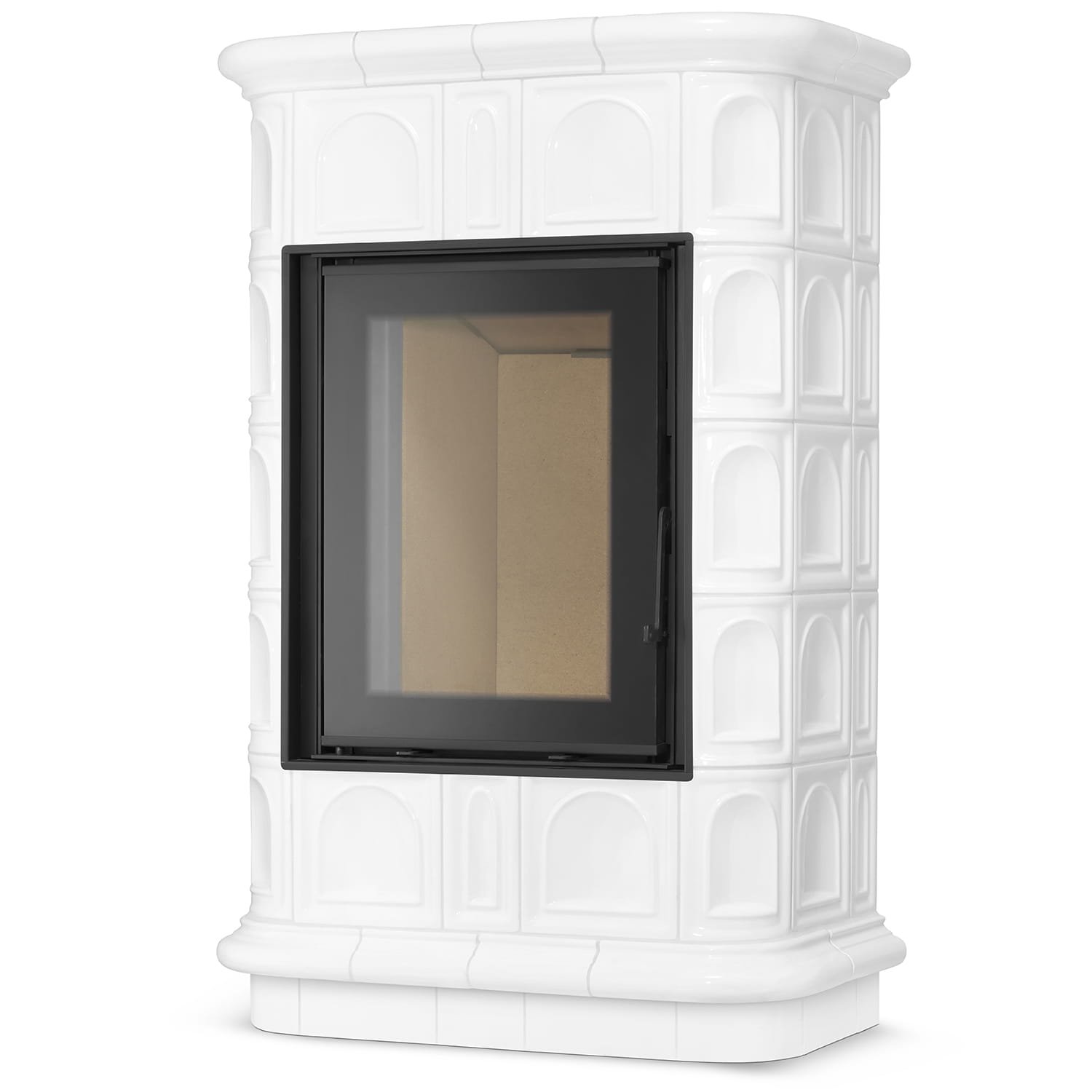 Koklinis židinys BLANKA BOGNA – LAVA LUMINA (8,2 kW) Balta