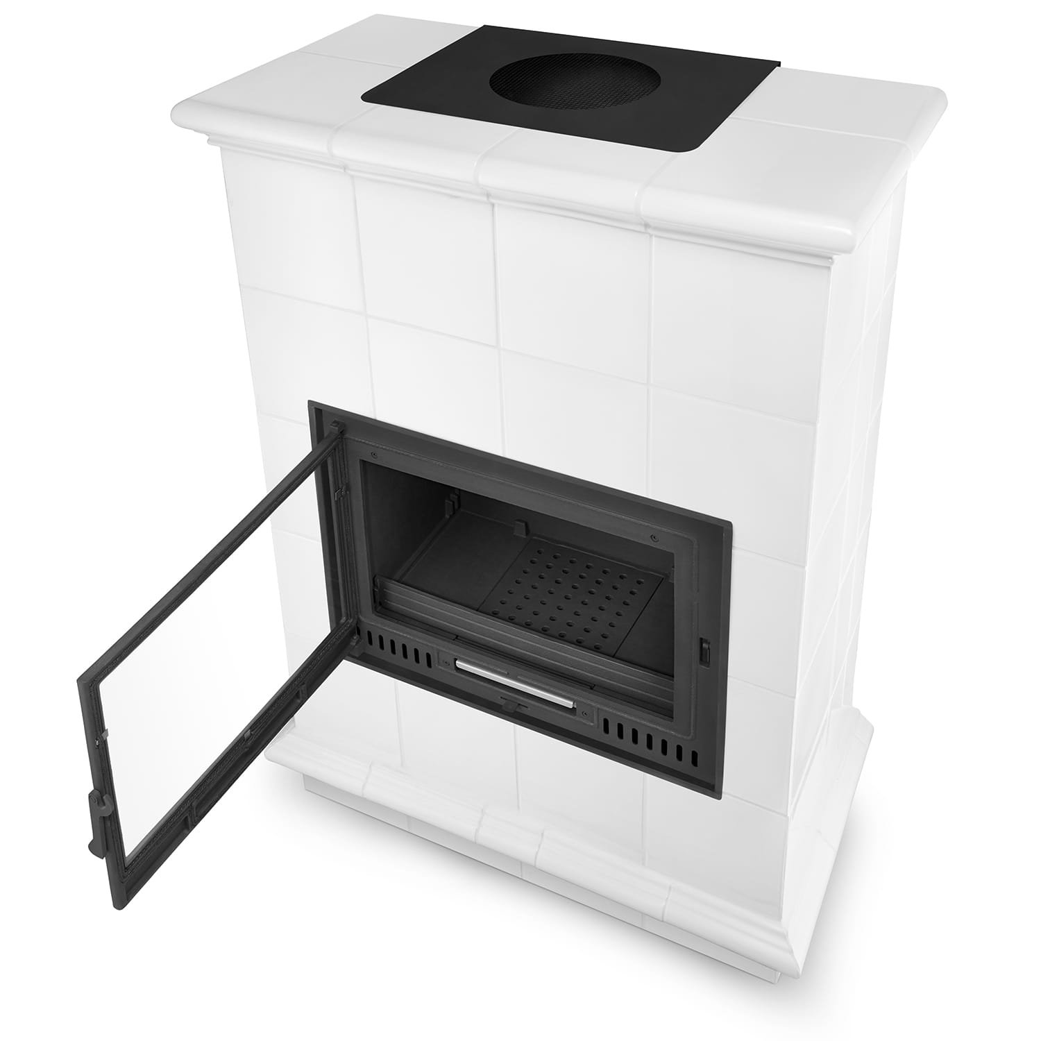 Koklinis židinys NICEA – NORDFLAM ETNA (13 kW) Balta