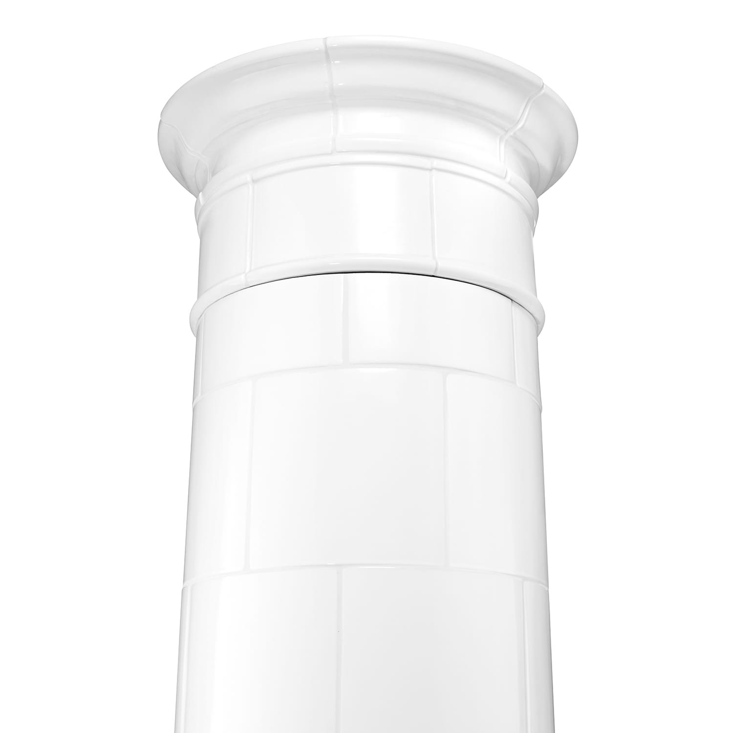 Koklinis židinys PARIS – UNICO DRAGON 8R (7,5 kW) Balta