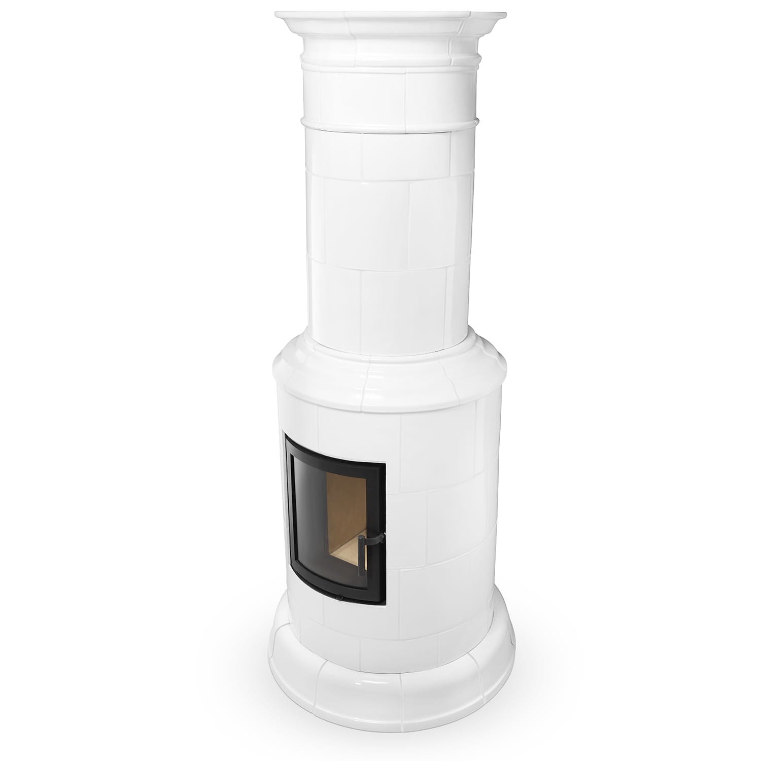 Koklinis židinys PARIS – UNICO DRAGON 8R (7,5 kW) Balta
