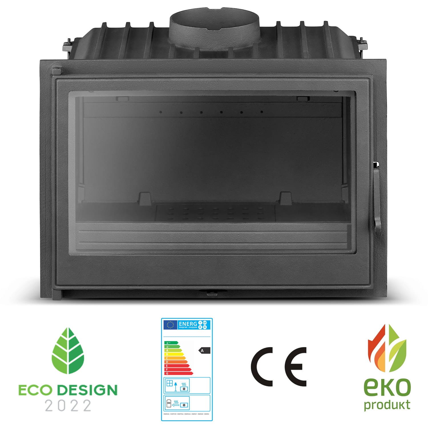 Židinio kapsulė FERGUSS FGS-LUX18 (11,9 kW) Juoda