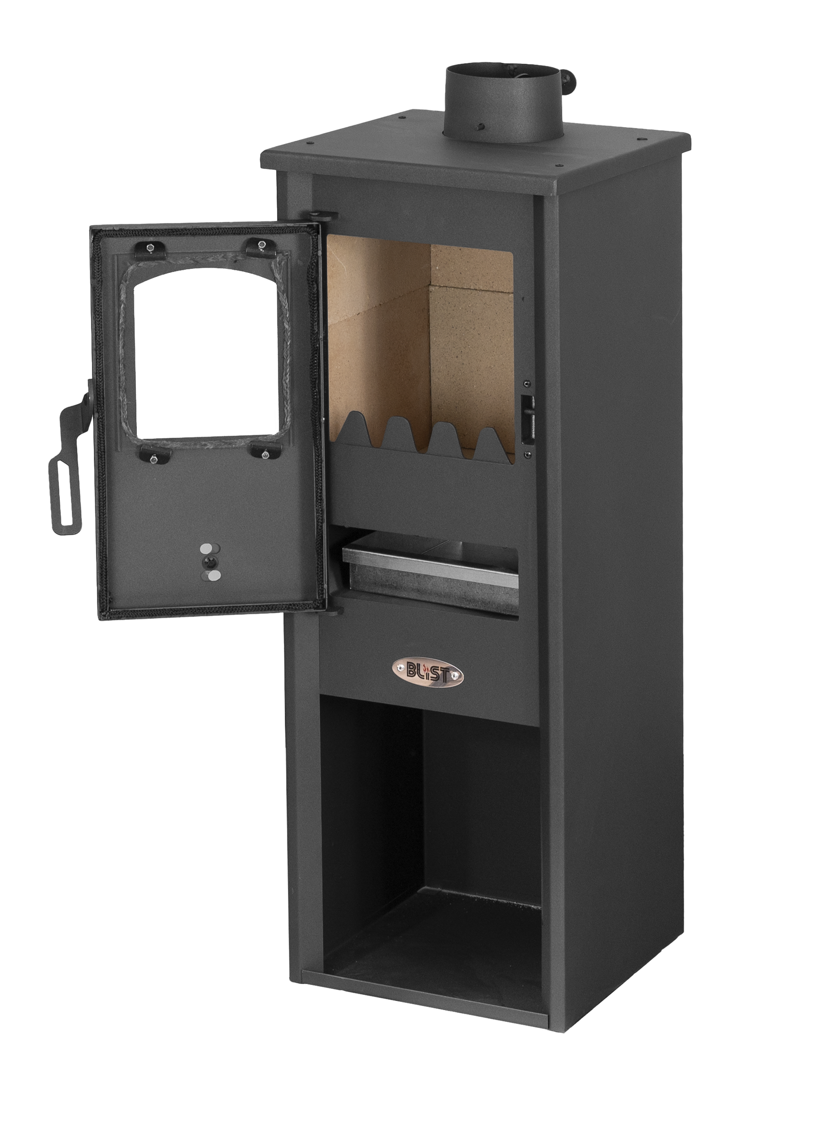 Krosnelė BLIST BERNA LUX S (5,2 kW) Juoda