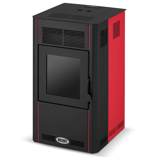 Granulinė krosnelė BLIST OPTIMA 10 (10 kW) Raudona