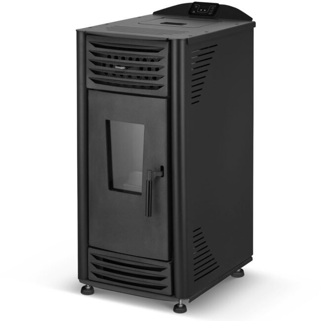 Granulinė krosnelė HELENA 8 (8 kW) Juoda