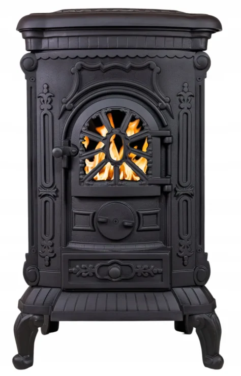 Ketaus krosnelė INGRID / AMBRA (6,5 kW) Juoda
