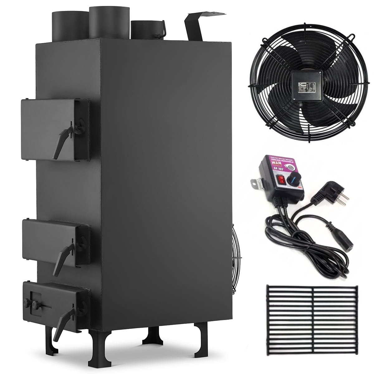 Krosnelė su ventiliatoriumi HIGHER PN3 (25 kW)