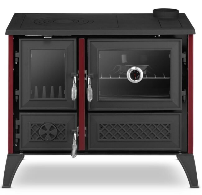 Krosnelė-viryklė su orkaite STELLA 801 (9 kW) Bordo
