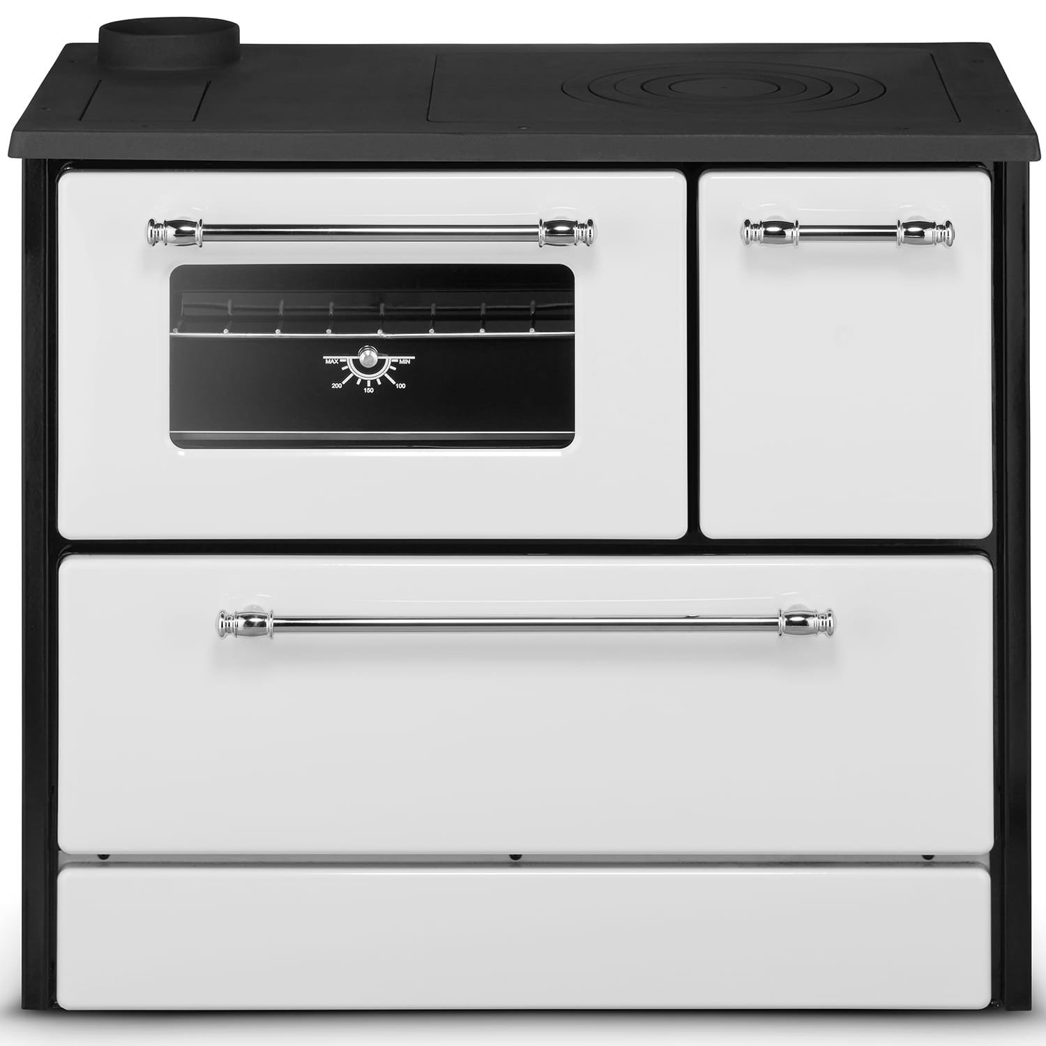 Krosnelė-viryklė OMEGA 701 (11,3 kW) Balta Kairė