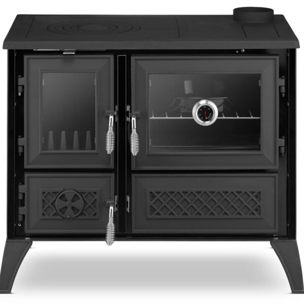 Krosnelė-viryklė su orkaite STELLA 801 (9 kW) Juoda
