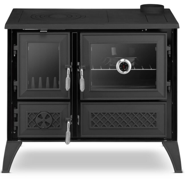 Krosnelė-viryklė su orkaite STELLA 801 (9 kW) Juoda