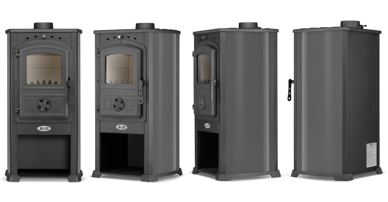 Krosnelė BLIST ŻAR / MODENA (7,3 kW) Antracito
