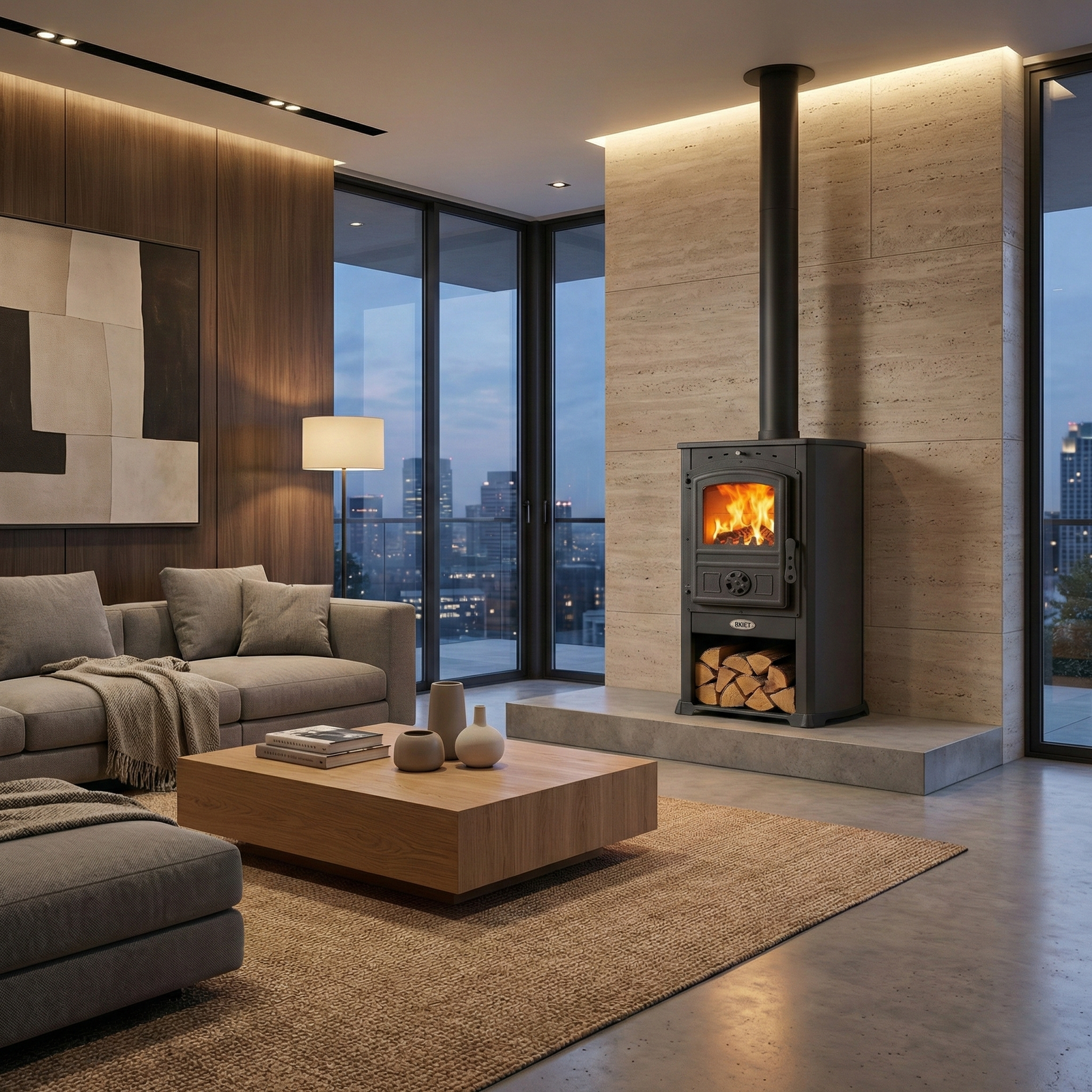 Krosnelė BLIST ŻAR / MODENA (7,3 kW) Antracito