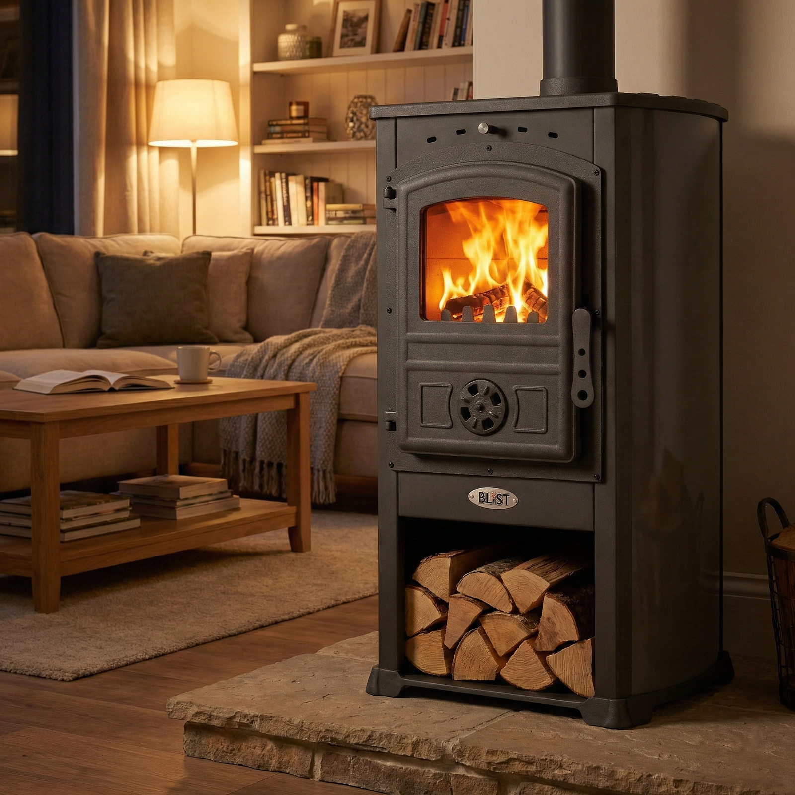 Krosnelė BLIST ŻAR / MODENA (7,3 kW) Antracito