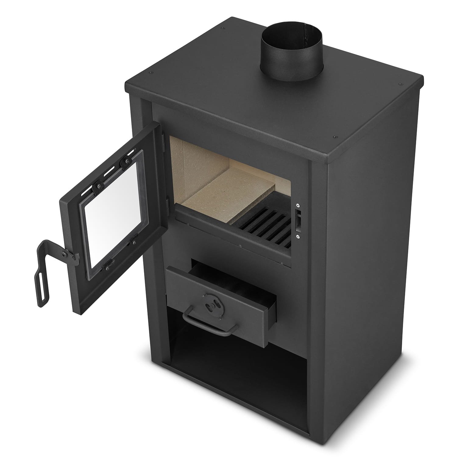 Krosnelė BLIST B1E (9,7 kW) Juoda