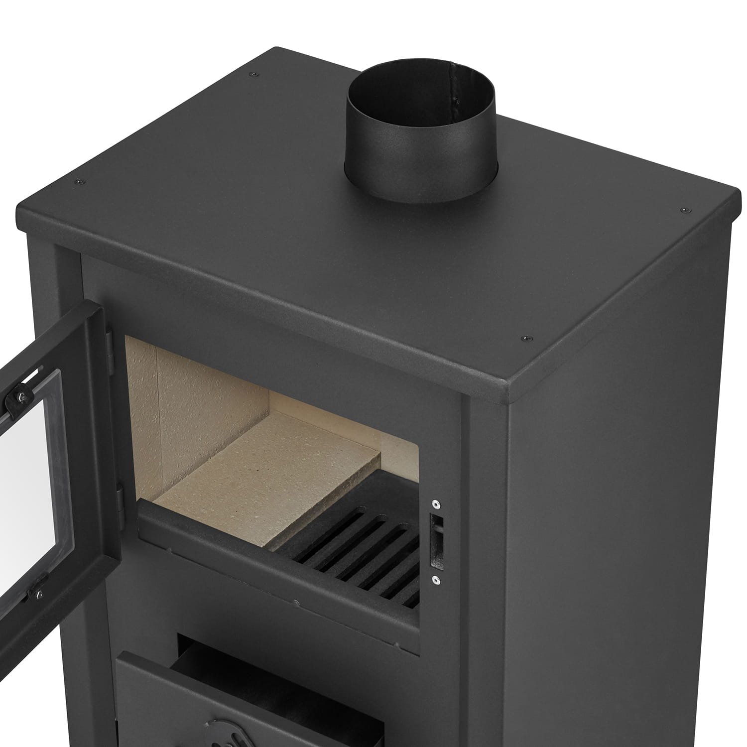Krosnelė BLIST B1E (9,7 kW) Juoda