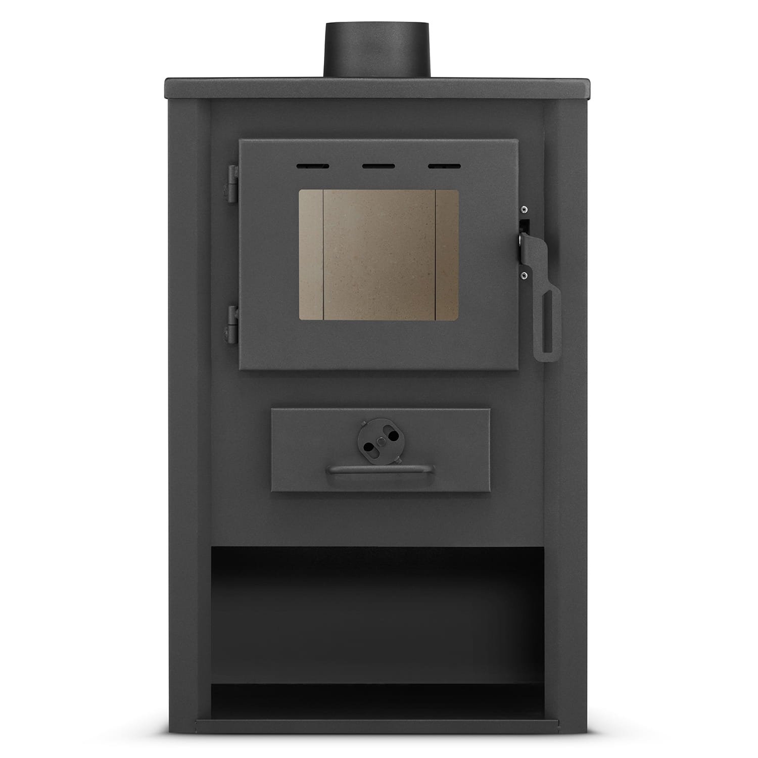Krosnelė BLIST B1E (9,7 kW) Juoda