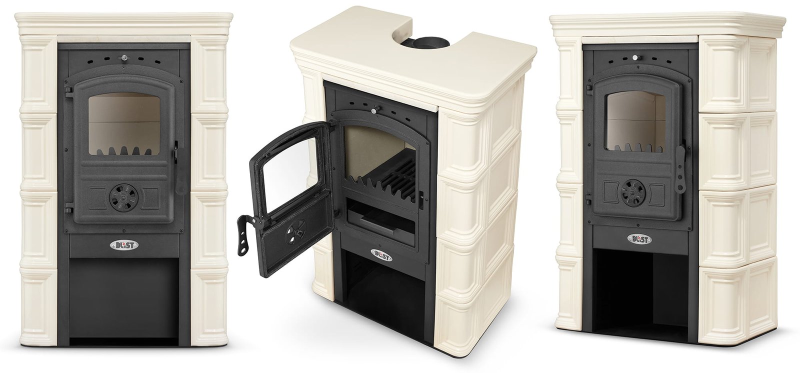 Koklinis židinys ELBE (7,5 kW) Cappuccino
