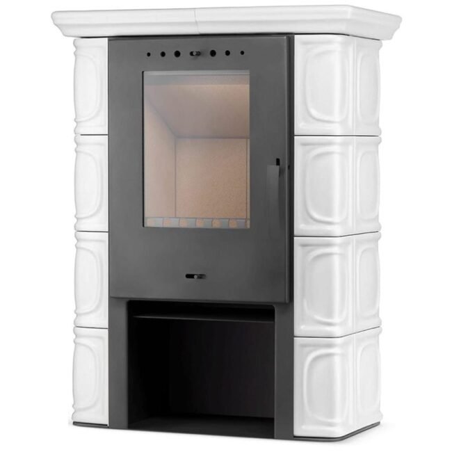 Koklinis židinys FLAMA ELDUR EKO (6 kW) Dramblio kaulo