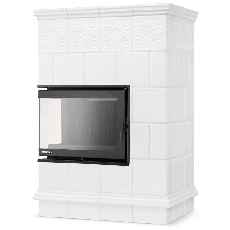 Kampinis koklinis židinys PORTO (14 kW) Balta Dešinė