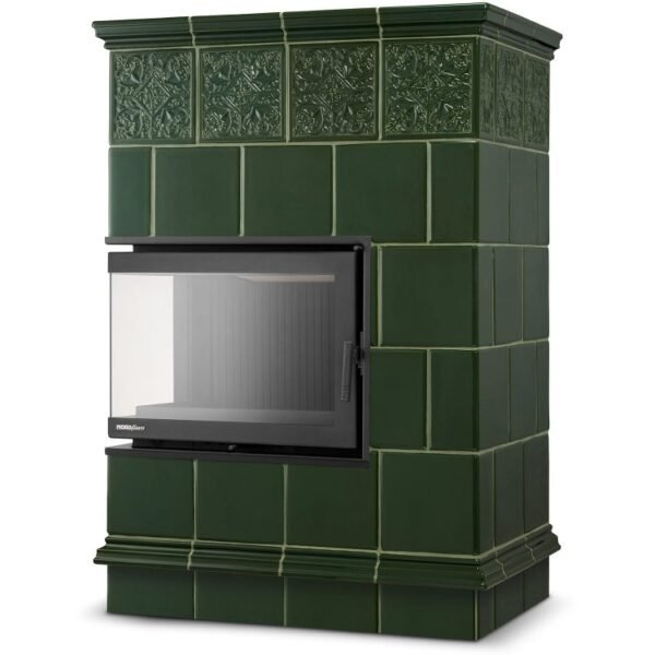 Kampinis koklinis židinys PORTO (14 kW) Žalia Dešinė