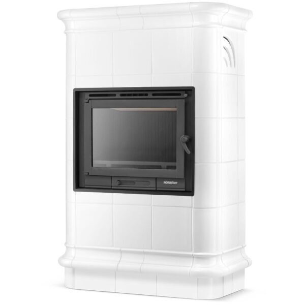 Koklinis židinys ROMA (13 kW) Balta