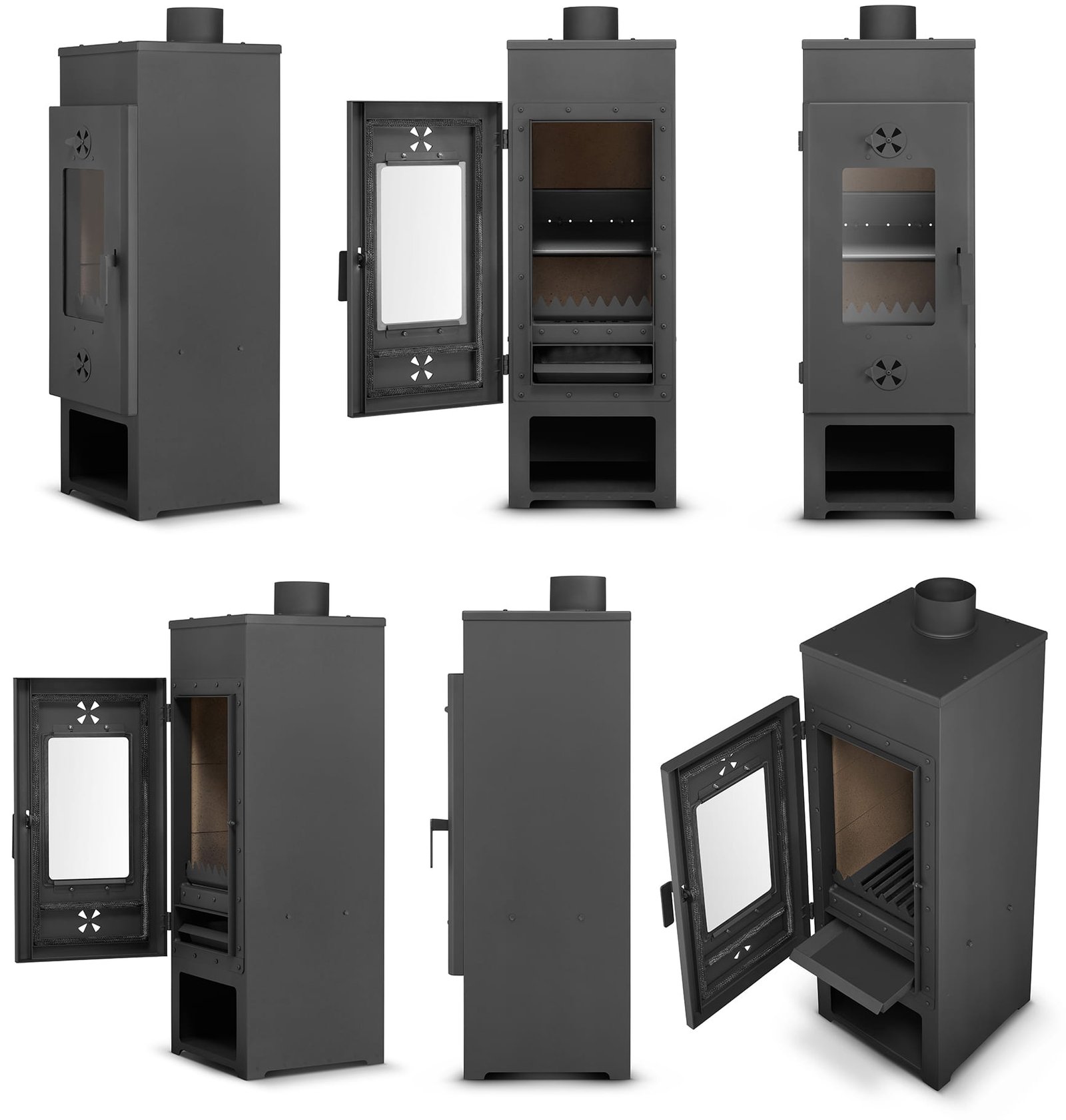 Krosnelė MATYLDA (8 kW) Antracito