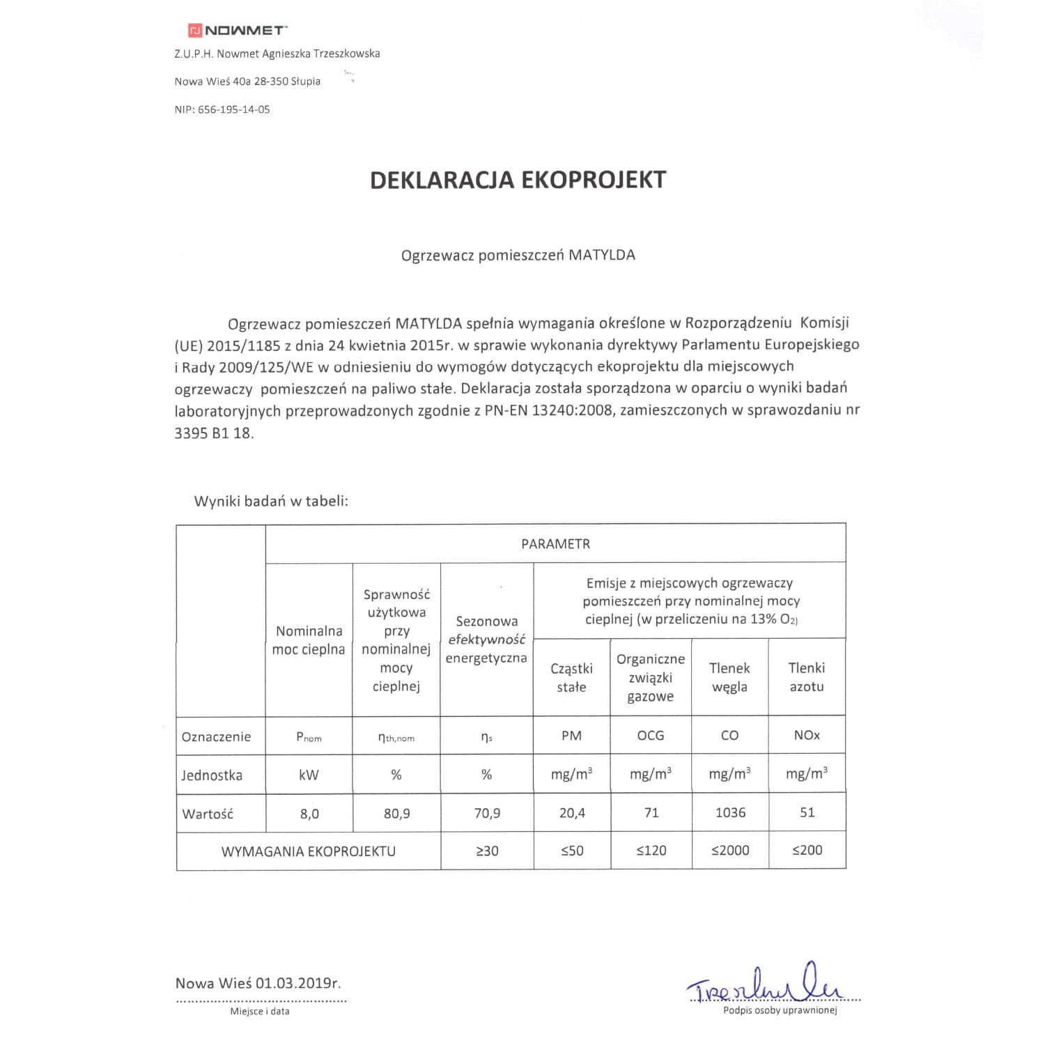 Krosnelė MATYLDA (8 kW) Antracito