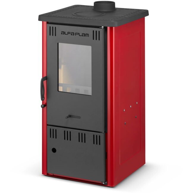 Krosnelė ALFA-PLAM ELITA 2 ECO (6,5 kW) Raudona