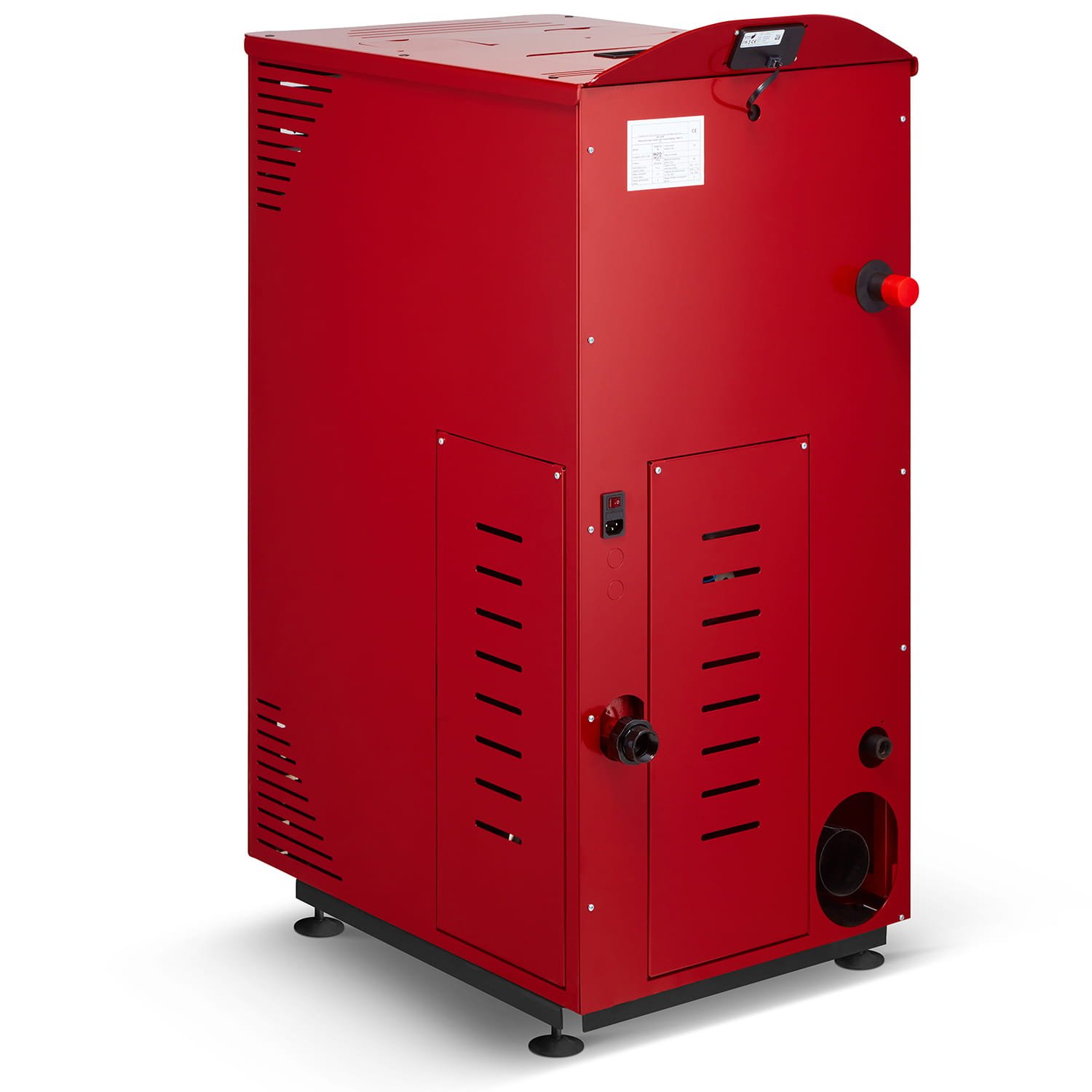 Granulinė krosnelė su vandens kontūru TOBY H 15 (4,3–14,3 kW) Raudona