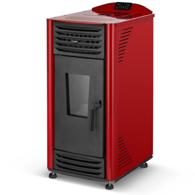 Granulinė krosnelė HELENA 8 (8 kW) Raudona