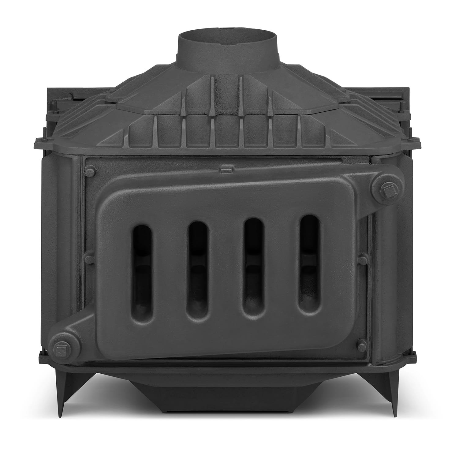Židinio kapsulė FERGUSS FGS-LUX20 su vandens kontūru (16,2 kW) Juoda