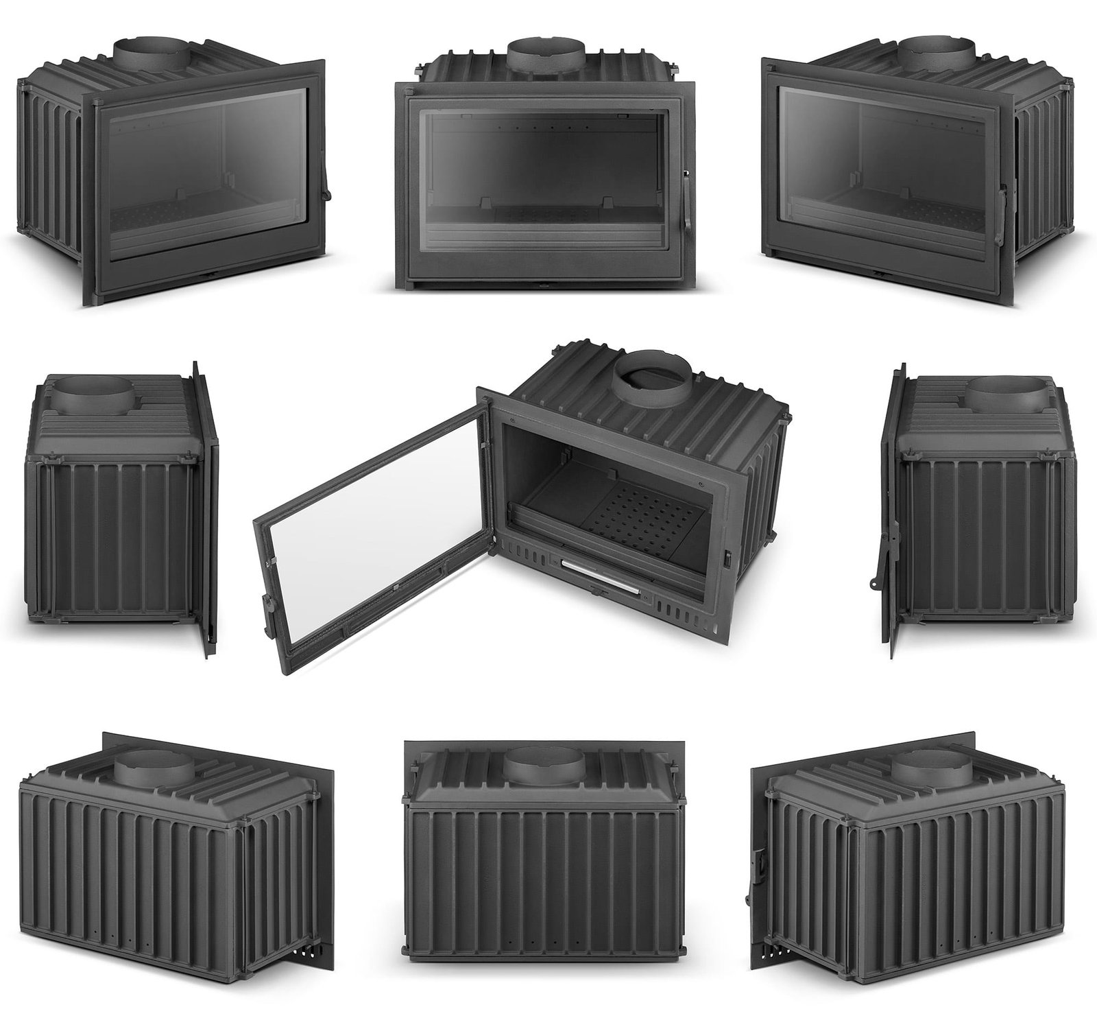 Židinio kapsulė FERGUSS FGS-LUX18 (11,9 kW) Juoda